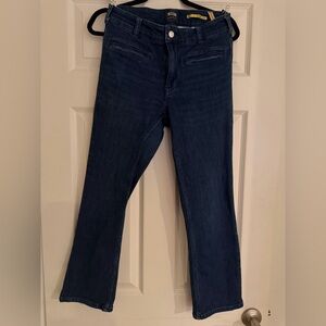 Anthropologie Maeve Essential Slim High Rise Straight Jeans Recycled Cotton 28